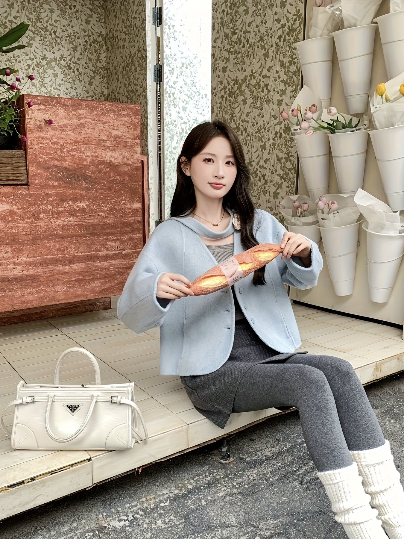 Women's Short Blazer Jacket - Cute Collar & Structured Pin, \u002FBlack\u002FNavy\u002FGrey Tailored Short Coat for Fall\u002FWinter, Casual & Professional Wear, Versatile Outerwear (Dry Clean Only)