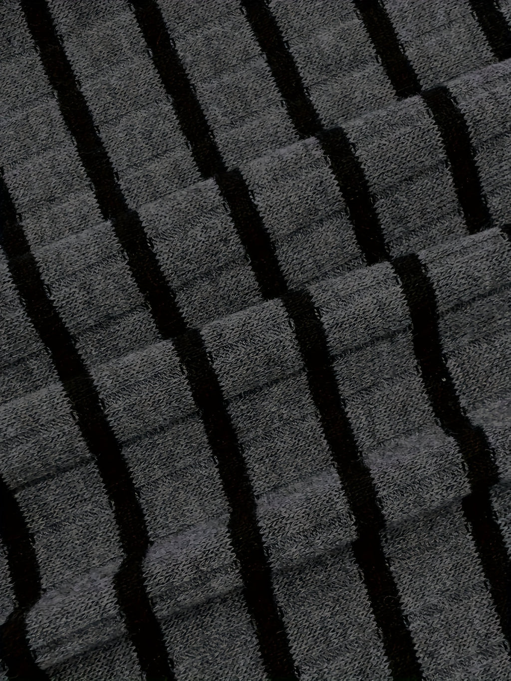 Women's Winter Off-the-Shoulder Striped Dress - Slim-Fit Bodycon Long Sleeve A-Line with Dark Grey & Black Horizontal Stripes, Machine Washable White Collar Neckline (No) for Parties, Weddings, Prom - Elegant Cold Weather