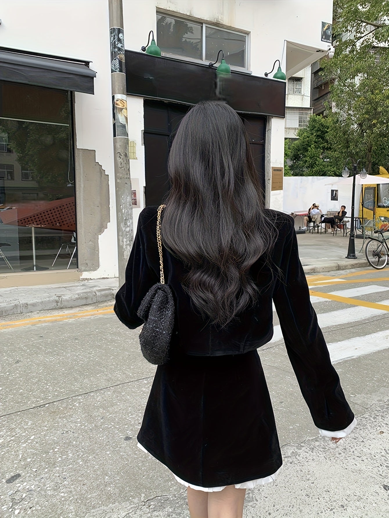 Elegant Style Suit, French Top, Hepburn Style Small Dress, Slim Fit Two-Piece Skirt, Autumn Outfit, a Complete Set