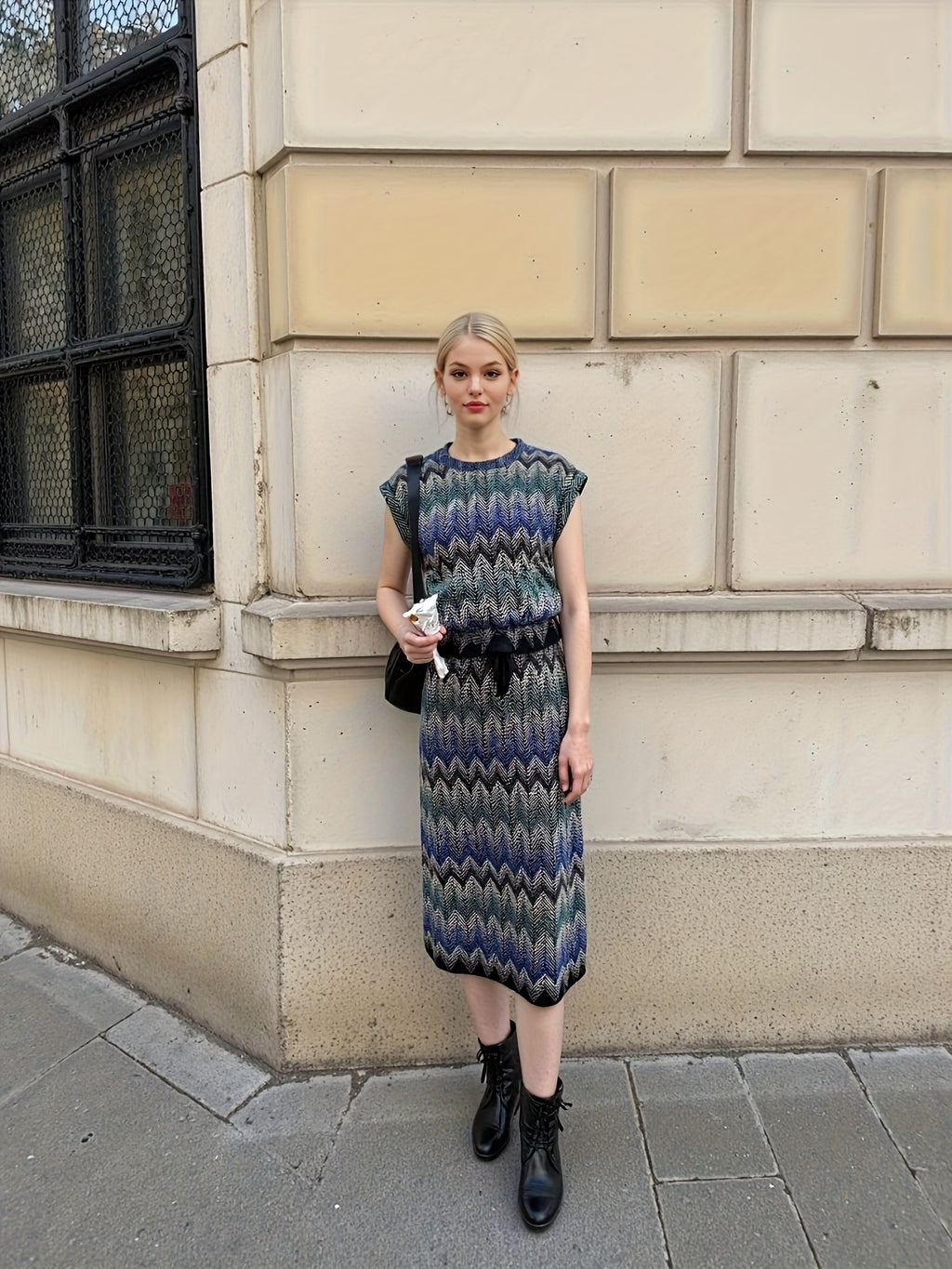 Sweet And Cool Sleeveless Top + High-waisted Long Skirt American Retro Style Two-piece Set