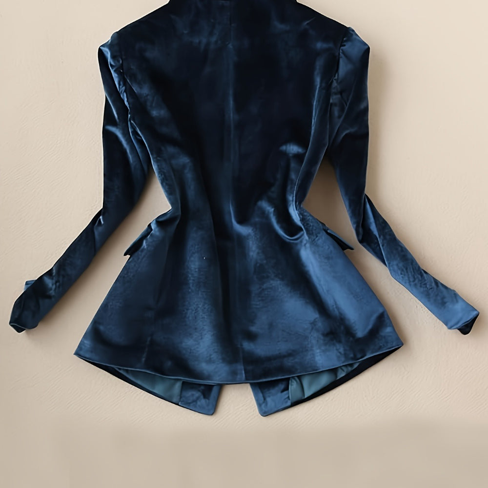 Women'S Single-Breasted Blazer And Trousers Two-Piece Suit Suitable for Business Casual Daily Dress