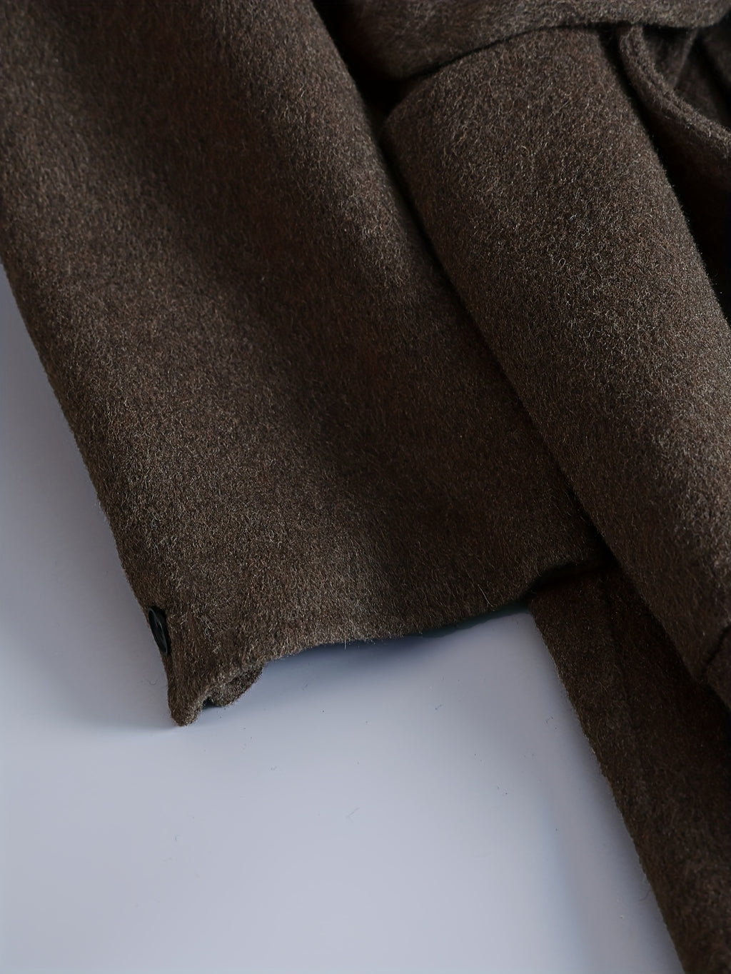 Women'S Elegant Hooded Coat - Long Formal & Everyday Outerwear, Chic Brown Winter Jacket with Front Pockets, Structured Fit for Fall\u002FWinter, Ladies Winter Coats, Fall Fashion, Sophisticated Design, Durable Fabric, Office Wear