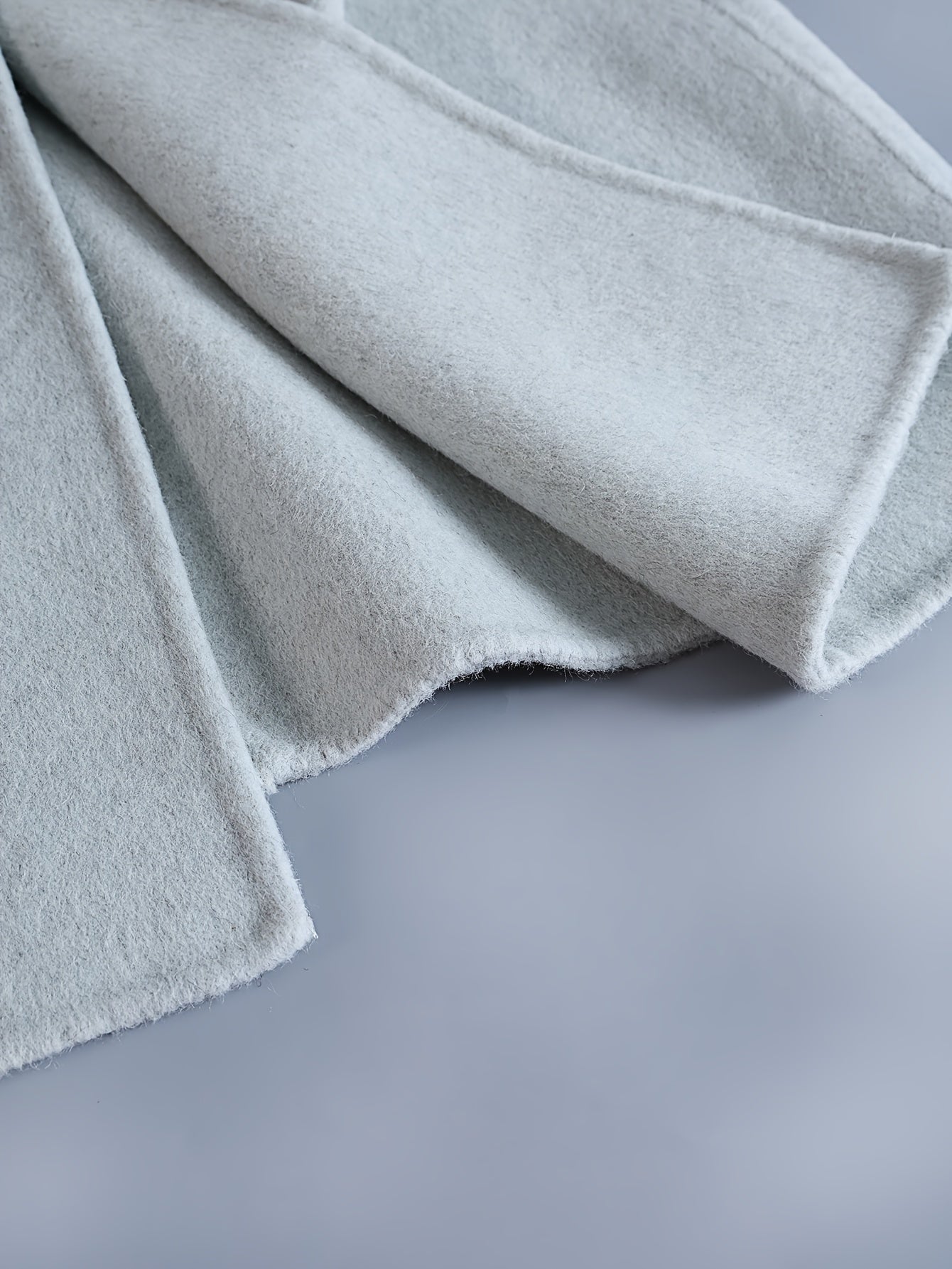 Women'S Mint Green Luxury Wool Coat - Elegant Lapel Collar Single-Breasted Winter Jacket with Pockets, Soft Warm Outerwear for Fall & Winter, Casual to Formal Events, Winter Coat, Formal Event Attire, Sophisticated Style, Durable Fabric