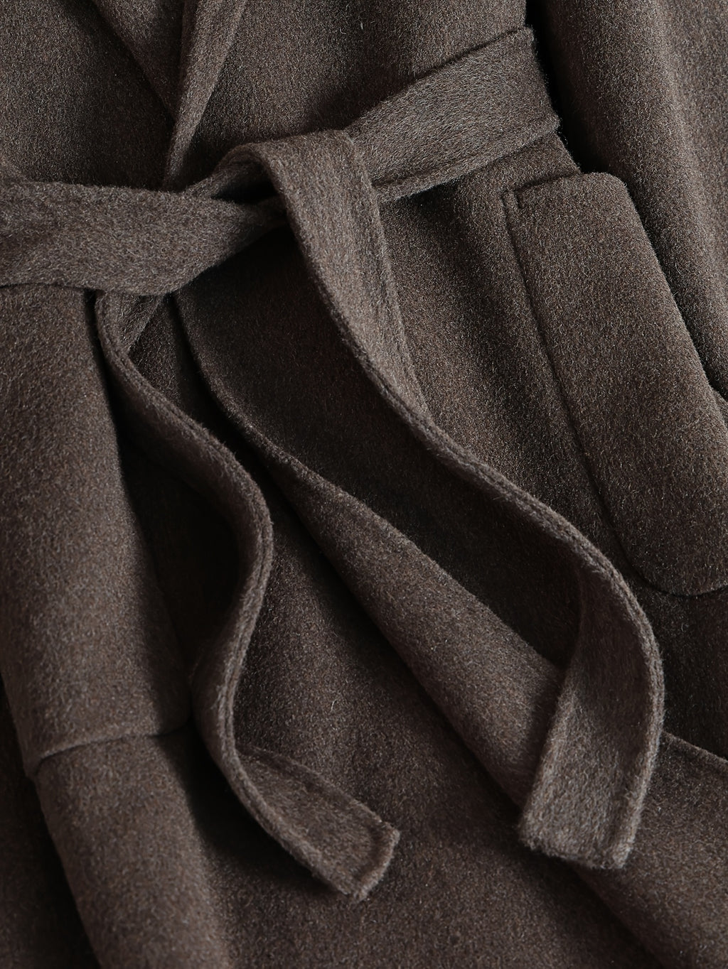 Women'S Elegant Hooded Coat - Long Formal & Everyday Outerwear, Chic Brown Winter Jacket with Front Pockets, Structured Fit for Fall\u002FWinter, Ladies Winter Coats, Fall Fashion, Sophisticated Design, Durable Fabric, Office Wear