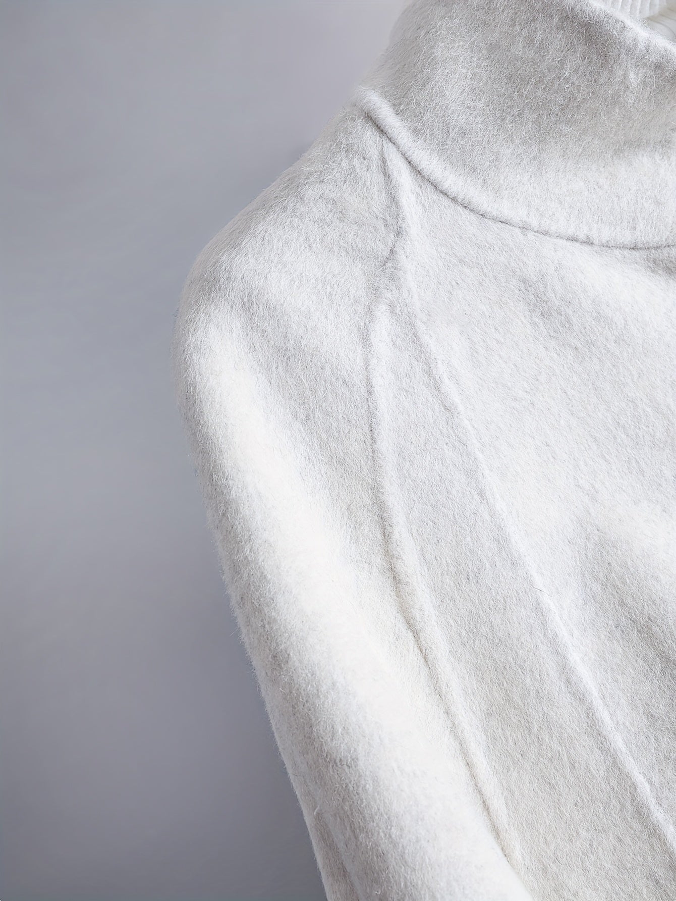 Women'S Elegant Winter Coat - Soft Warm Fleece-Lined Short Jacket with Belted Waist, Long Sleeves & Pockets, Casual Chic Outerwear for Everyday & Formal Events, Winter Jacket, Formal Event Attire, Sophisticated Style, Quality Stitching